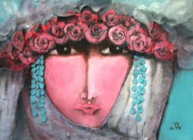 La dame aux boucles d'oreille turquoise