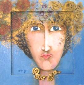 La dame aux roses dorées