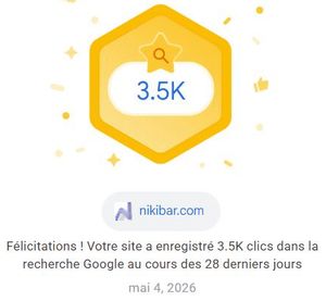 performances du site - mai 2026