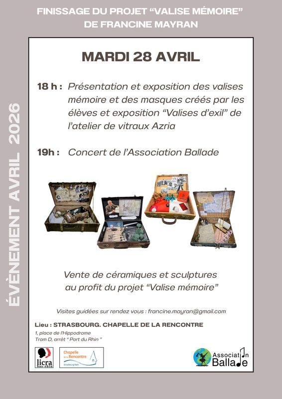 finissage du projet Valise mémoire