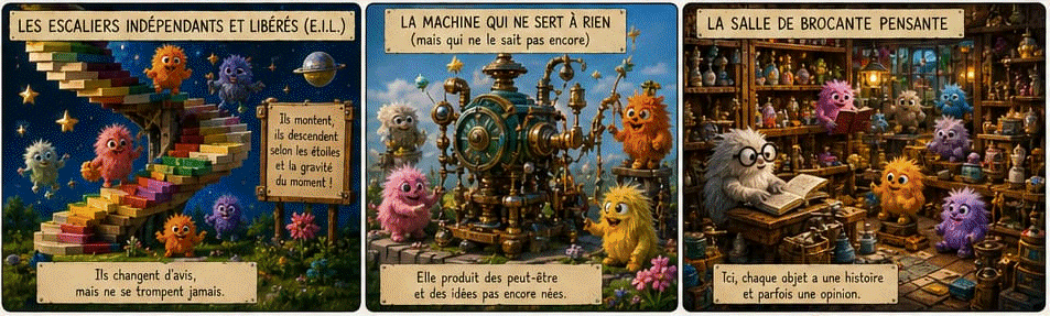 la planete-lego et ses objets bizarres